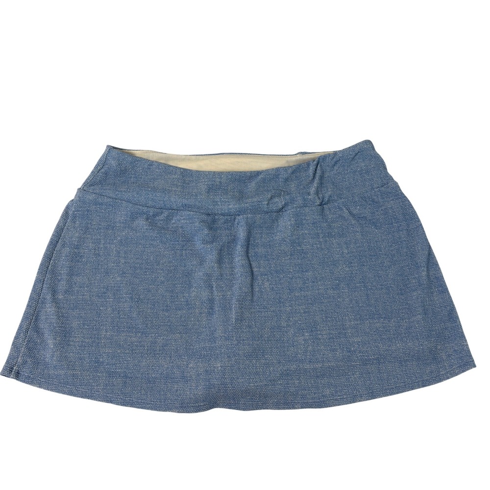 Tommy Bahama Skort Womens L Blue Active Athletic Skirt Pocket‎ Pickleball Tennis